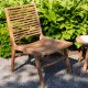 VENTURE DESIGN Ribbon udendrs loungestol - natur teaktr