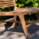 VENTURE DESIGN Ribbon udendrs loungestol - natur teaktr