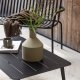 VENTURE DESIGN Lina udendrs loungebord, rektangulr - sort aluminium (60x100)