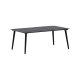 VENTURE DESIGN Lina udendrs loungebord, rektangulr - sort aluminium (60x100)