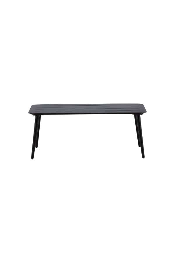 VENTURE DESIGN Lina udendrs loungebord, rektangulr - sort aluminium (60x100)