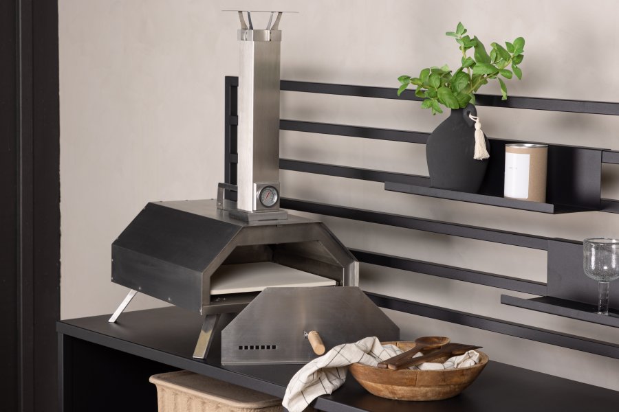 VENTURE DESIGN Hamn Pallet Pizzaovn Standard - Slv