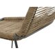 Maui havestol - rattan og antracitgr metal