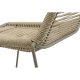 Maui havestol - rattan og stone gr metal