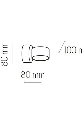 TK Dallas vglampe - guld og sort metal