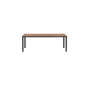 VENTURE DESIGN Break havebord, rektangulr - natur polywood og sort aluminium (90x200)