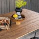 VENTURE DESIGN Break havebord, rektangulr - natur polywood og sort aluminium (90x150)