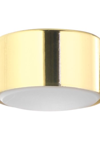 TK Dallas loftlampe, rund - guld metal