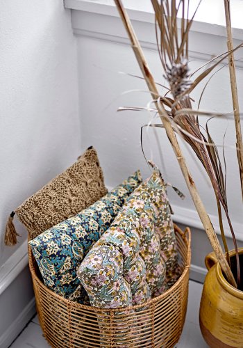 BLOOMINGVILLE Lione Pude, Brun, Bomuld W: 30cm, L: 50cm