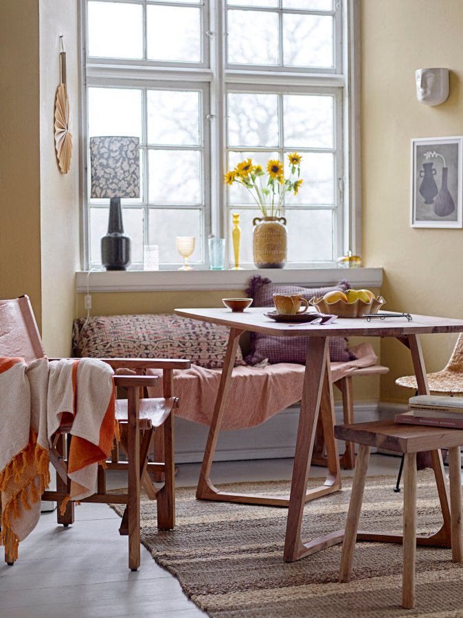 BLOOMINGVILLE Rijad Deko Vase, Gul, Terrakotta