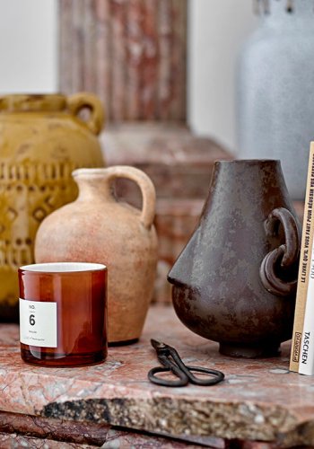 BLOOMINGVILLE Rijad Deko Vase, Gul, Terrakotta