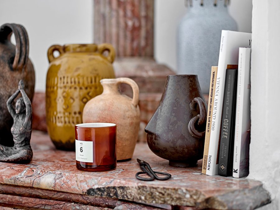 BLOOMINGVILLE Rijad Deko Vase, Gul, Terrakotta