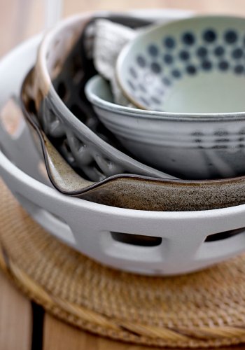 BLOOMINGVILLE Foligno Skl, Hvid, Stentj