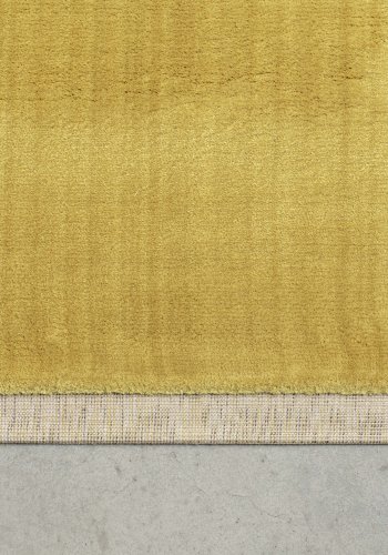 ZUIVER Hilton gulvtppe, m. mnster - gr og gul decolan (160x230)