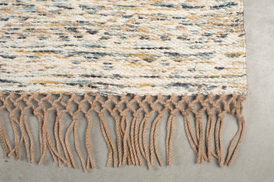 WHITE LABEL LIVING Max gulvtppe, rektangulr - beige uld (170x240)