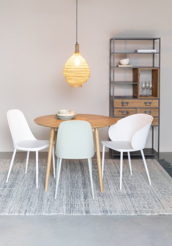 WHITE LABEL LIVING Liv gulvtppe, rektangulr - havbl uld (200x300)