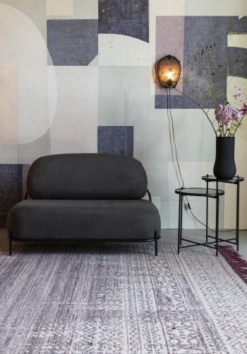 WHITE LABEL LIVING Liv gulvtppe, rektangulr - lilla uld (170x240)