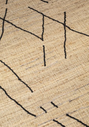 DUTCHBONE Ishank gulvtppe, rektangulr - brun uld (170X240)