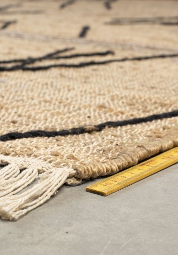 DUTCHBONE Ishank gulvtppe, rektangulr - brun uld (170X240)