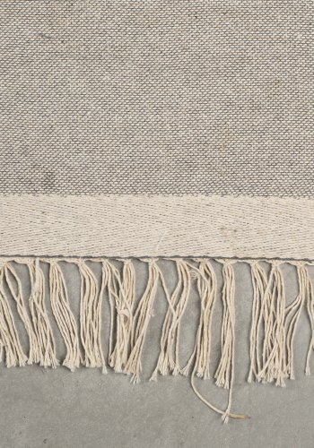 DUTCHBONE Ishank gulvtppe, rektangulr - brun uld (170X240)