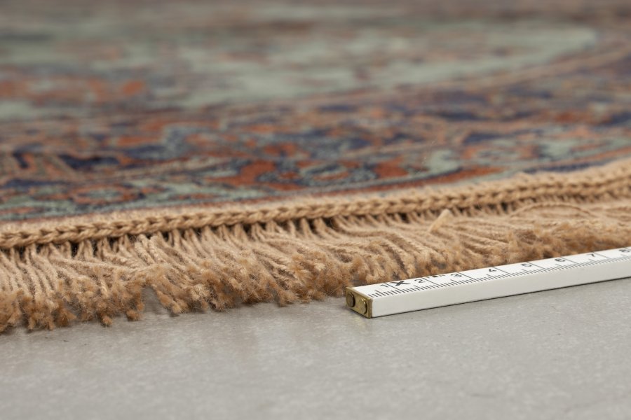 WHITE LABEL LIVING Raz gulvtppe, rund - grn og multifarvet viskose (160)