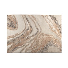 ZUIVER Solar gulvtppe, m. mnster, rektangulr - gr og terra decolan (200x290)