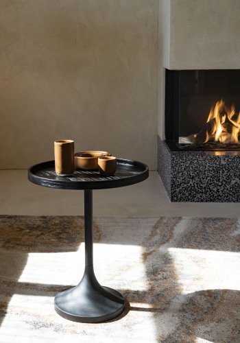 ZUIVER Solar gulvtppe, m. mnster, rektangulr - gr og terra decolan (200x290)