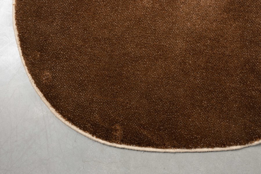 ZUIVER Phila gulvtppe, m. mnster - terra polyester (160x257)