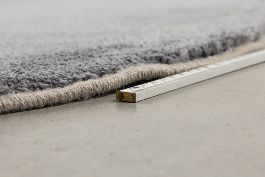 ZUIVER Phila gulvtppe, m. mnster - bl polyester (160x257)