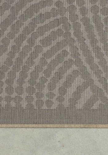 DUTCHBONE Dots gulvtppe, rektangulr - karamel brun polyester, viskose, linned (170X240)