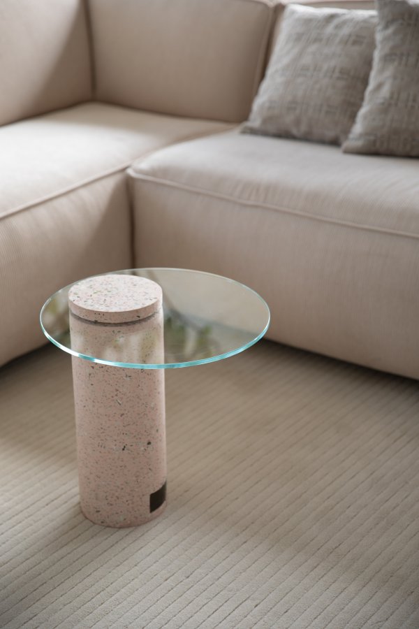 ZUIVER Shore gulvtppe, m. mnster, rektangulr - sand decolan (160x230)