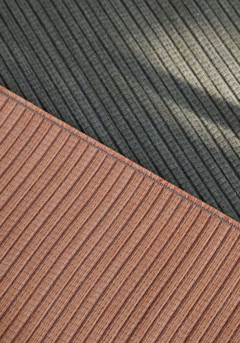 ZUIVER Waves gulvtppe, rektangulr - laks orange uld (170x240)