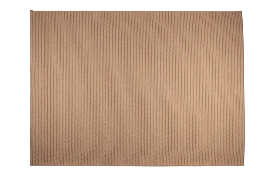 ZUIVER Waves gulvtppe, rektangulr - laks orange uld (200x300)