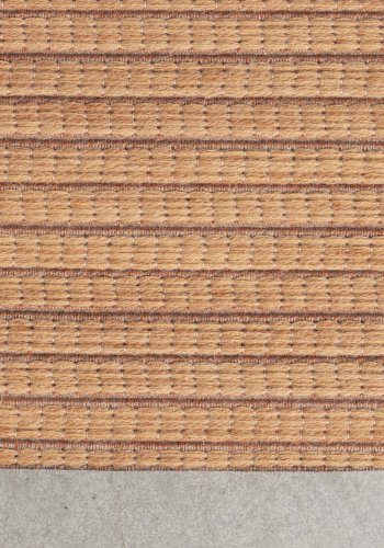 ZUIVER Waves gulvtppe, rektangulr - laks orange uld (200x300)