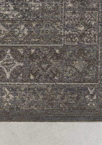 DUTCHBONE Devon guldtppe, rektangulr - trkul grn uld (200x300)