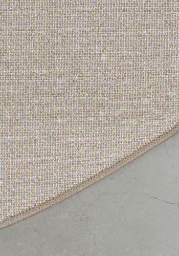 ZUIVER Sunset gulvtppe, oval - lyserd polyester (160x230)