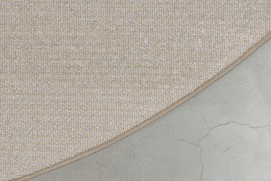 ZUIVER Sunset gulvtppe, oval - lyserd polyester (160x230)