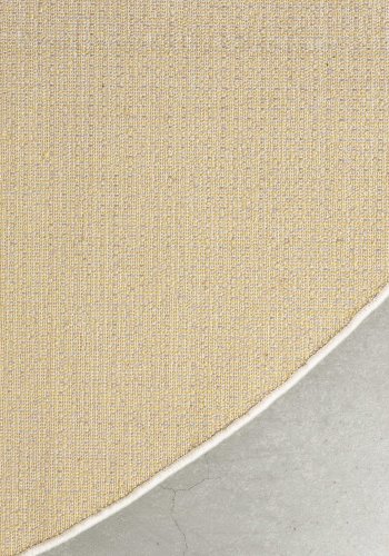 ZUIVER Sunset gulvtppe, oval - gul polyester (160x230)