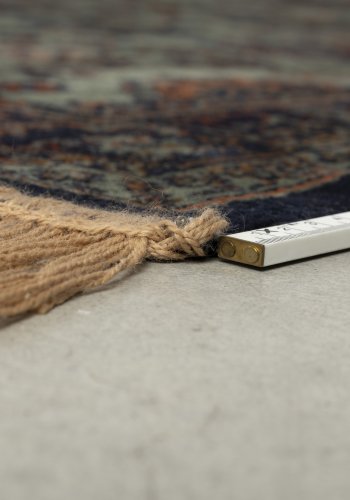 WHITE LABEL LIVING Raz gulvtppe, rektangulr - grn og multifarvet viskose (240x80)