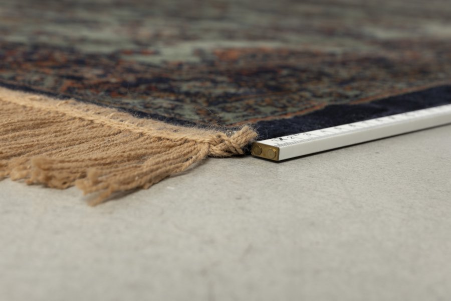 WHITE LABEL LIVING Raz gulvtppe, rektangulr - grn og multifarvet viskose (240x80)