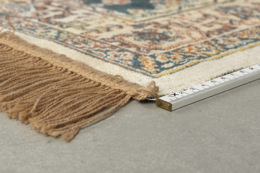 WHITE LABEL LIVING Raz gulvtppe, rektangulr - camel og multifarvet viskose (240x80)