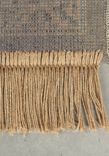 WHITE LABEL LIVING Raz gulvtppe, rektangulr - camel og multifarvet viskose (240x80)