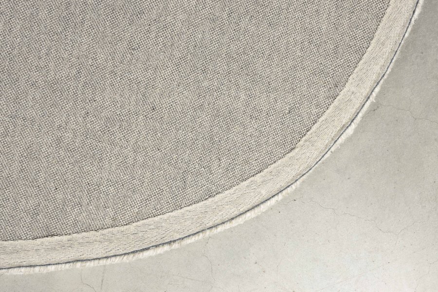 ZUIVER Former gulvtppe, m. mnster - hvid uld (160x230)