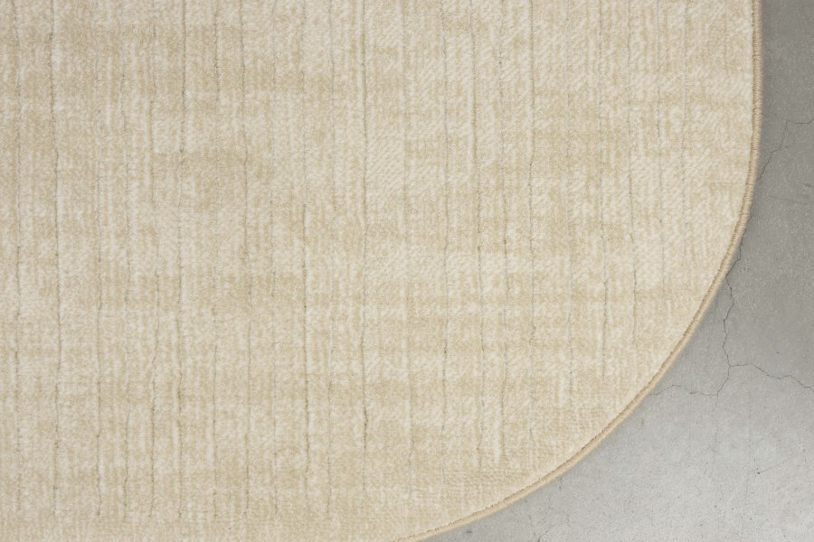 WHITE LABEL LIVING Lignes gulvtppe, rektangulr - beige decolan (160x230)