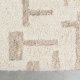 ZUIVER Hills gulvtppe, rektangulr - beige uld (160x230)