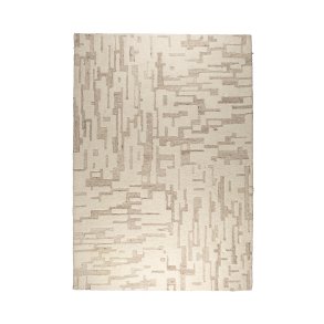 ZUIVER Hills gulvtppe, rektangulr - beige uld (200x300)