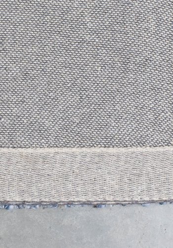 ZUIVER Heaven gulvtppe, rektangulr - bl gr uld og polyester (160x230)