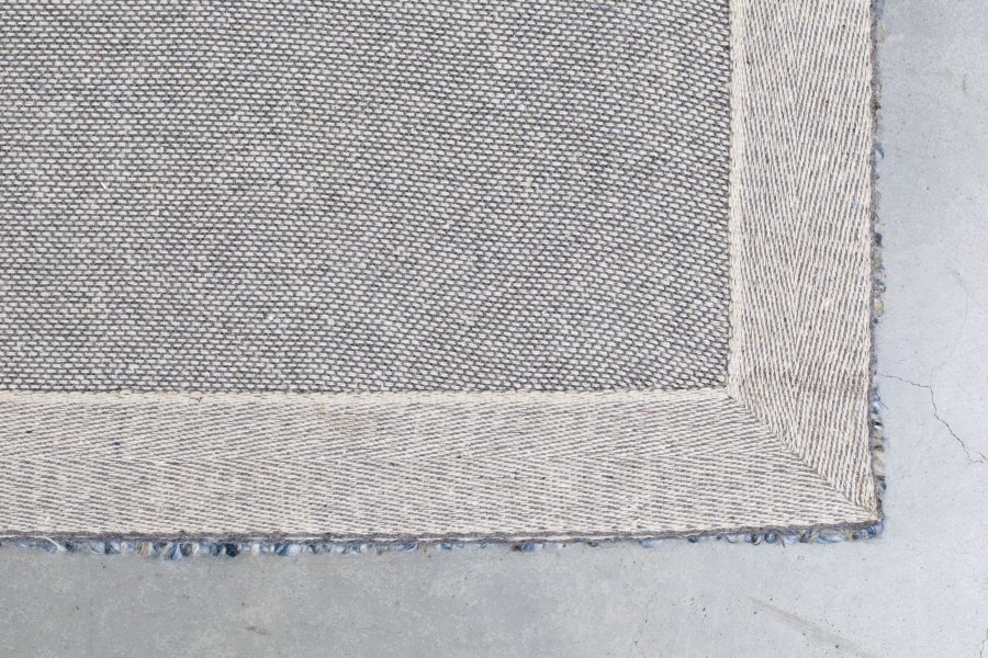 ZUIVER Heaven gulvtppe, rektangulr - bl gr uld og polyester (160x230)