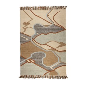 ZUIVER Saigon gulvtppe, rektangulr - multifarvet genanvendt PET (160x230)