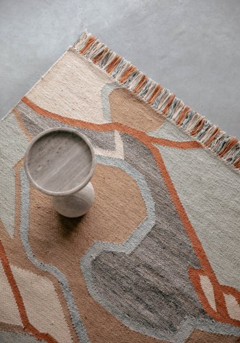 ZUIVER Saigon gulvtppe, rektangulr - multifarvet genanvendt PET (160x230)